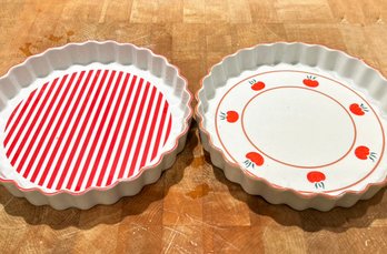 A Pair Tart Baking Dishes