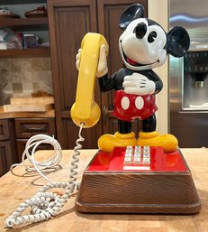 A Vintage Mickey Mouse Touch Tone Telephone!