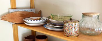 Assorted Ceramic And Majolica Platters