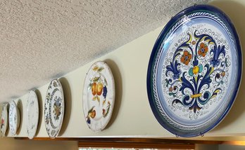Vintage Majolica Serving Platters
