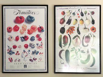 Vegetable Prints, Approx 14x22
