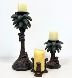 Tropical Themed Candle Holders