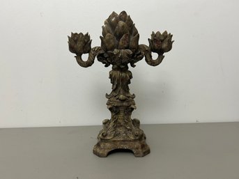 Rustic Antique Candelabra