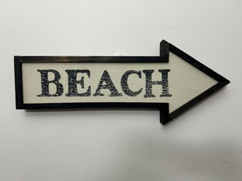 Beach Arrow Sign