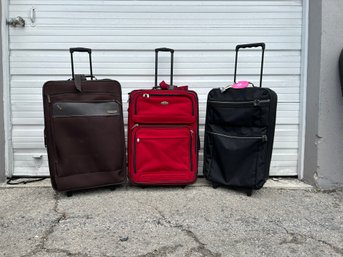 Suitcase Trio Including 1 Samsonite