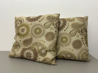 Pair Of Paisley Pillows