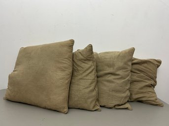 Four Solid Toss Pillows