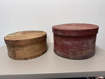 Pair Of Large Band Boxes