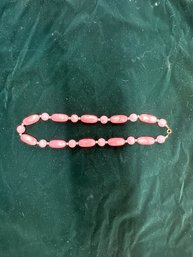 Pink Beaded Necklace