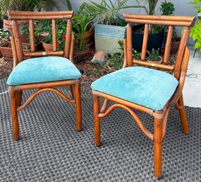 Pair Of Bamboo Chairs