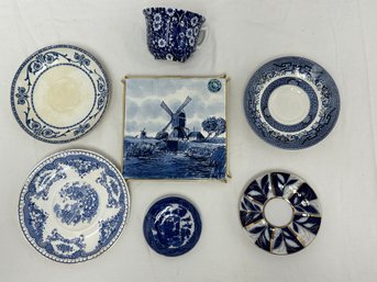 Blue And White Collection Including Delft