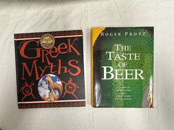 Two Books, Taste Of Beer And Greek Myths