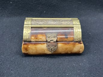 Vintage Bone Trinket Box