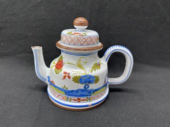 Floral Pottery Tea Pot