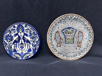 Two Decorative Hanging Plates