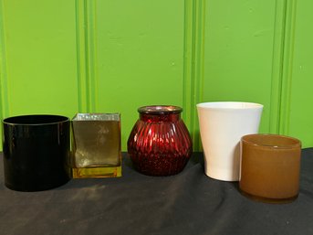 Container Mania! Vases And Vessels Of Assorted Sizes