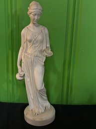 A. Santini Nude Woman Classic Plaster Figure- Made In Italy 17' Tall