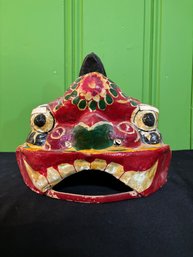 Handmade Dragon Mask From Hong Kong 9'