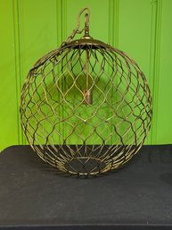 Crate & Barrel Hoyne 21.5' Brass Pendant Light