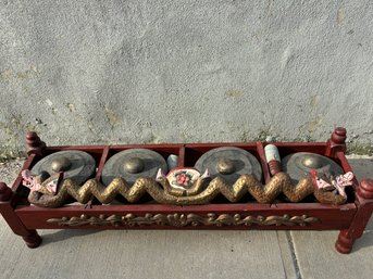 Museum Quality Gamelan Gong Chime From Indonesia 50'