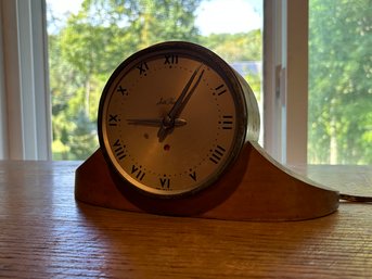 Seth Thomas Electric Wood Mantle Or Desk Clock Tested Working