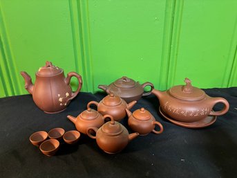 Chinese Gao Mei Zisha Clay Tea Set Collection