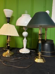 Light Up Your Life! Collection Of 5 Mid Century Lamps