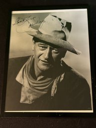 John Wayne 8' X 10' Signed Headshot (Possibly Secretarial)