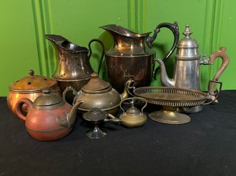 The Assorted Silver, Brass & Copper Collection!   9 Different Pieces Of Various Values From Across The Globe!