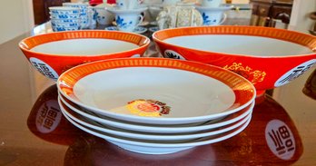 6 Bowls Large And 4 Extra Large Bowls