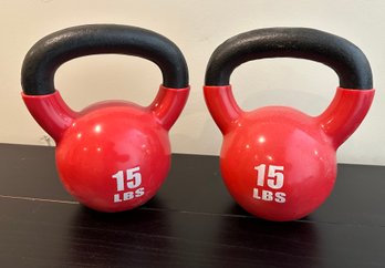 Bodycraft 15 Pound Kettlebells