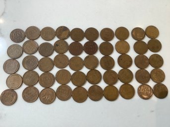 Wheat Pennies Coin Lot 34