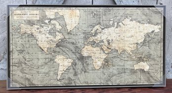 208. World Map Art Print