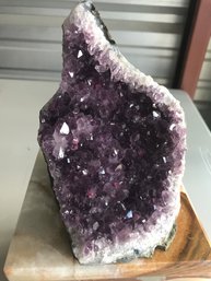 Amethyst Crystal Geode , 3 LB , 6 Inch Tall