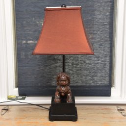 Foo Dog Metal Table Lamp