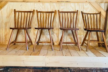 Set Of 4 HUNTS COUNTRY FURNITURE Wood Chairs