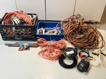 Huge Lot Of Wire, Cable And Copper