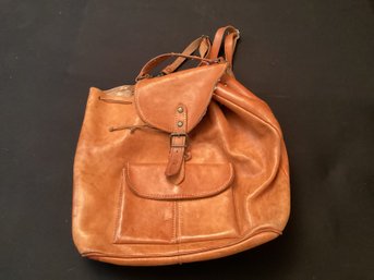 Leather Backpack Rucksack Vintage