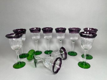 Gorgeous Saintpaulia Glasses, Made By Anthropology