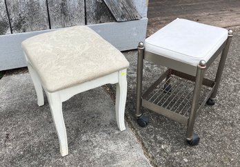 216. Small Stool And Rolling Seat (2)