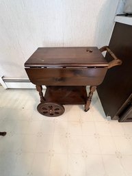 Wood Tea/bar Cart