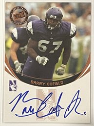 2006 Press Pass Authentics Barry Cofield Autographed Card