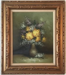 Garrison, Signed Oil On Canvas, Untitled Floral Still Life