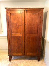 19th C Primintive Rustic Shaker Stlyle Cabinet