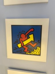 4 Framed Keith Haring Prints