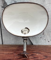 21. Vintage Green Porcelain Exterior Light Fixture