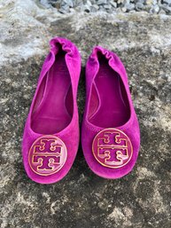 Tory Burch Passion Purple Flats Size 7 M