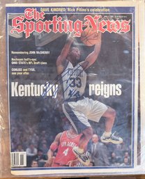 Ron Mercer Autographed ‘The Sporting News’ April 8, 1996