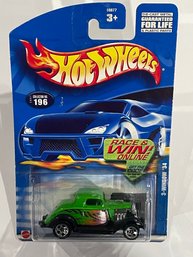 2002 Mattel Hot Wheels Collector #196  3 - Window '34