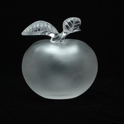 A Highly Prized Lalique Apple Perfume Bottle